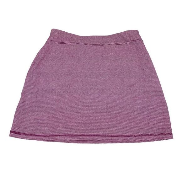 T by Talbots Stripe Skirt / Skort size Small Petite Pink - Picture 2 of 6